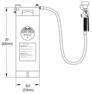 Bradley S19-670 Portable Eyewash 5 Gallon w/ Drench Hose Only