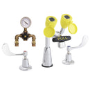 Speakman Eyesaver Classic SEF-1800CA8LFTW Eyewash Faucet with 8 In. Spout with Eyewash TMV - SEF-1800CA8LFTW